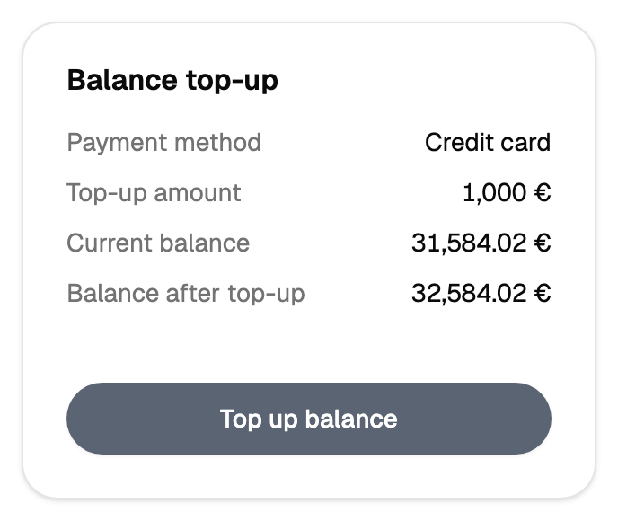 Card payment
